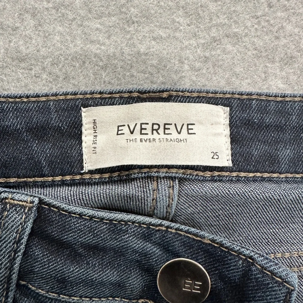Evereve The Ever Straight High Rise Jeans - Picture 4 of 6